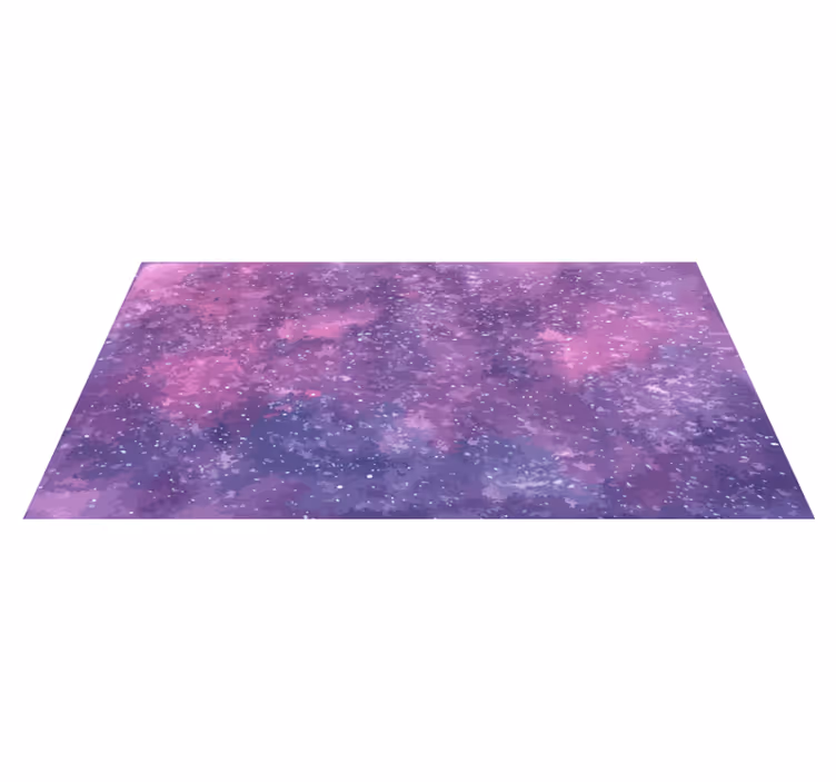 Purple watercolor nebula texture carpet - TenStickers