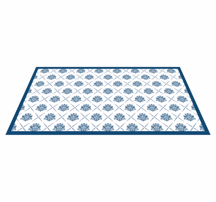 Traditional victorian tiles carpet - TenStickers