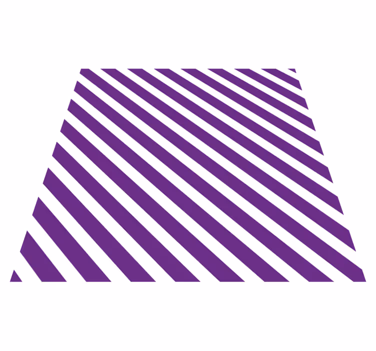 Purple Striped Pattern stripes vinyl rug - TenStickers
