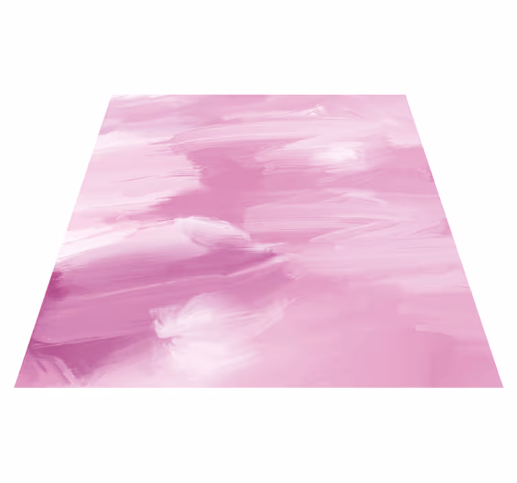 Textured vinyl rug in soft pink tones - TenStickers