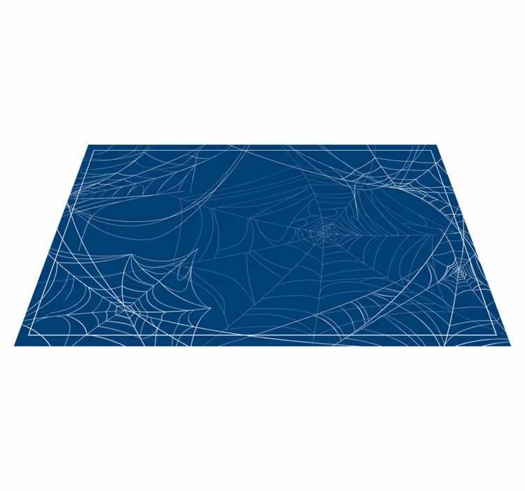 Spider Webs Pattern halloween vinyl rug - TenStickers