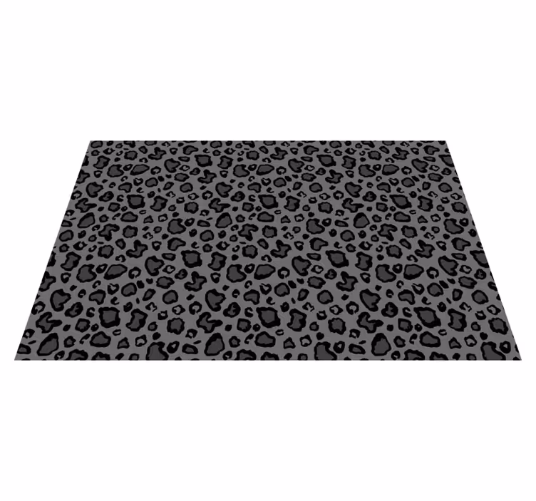 Leopard Spot Aesthetic animal print vinyl rug - TenStickers