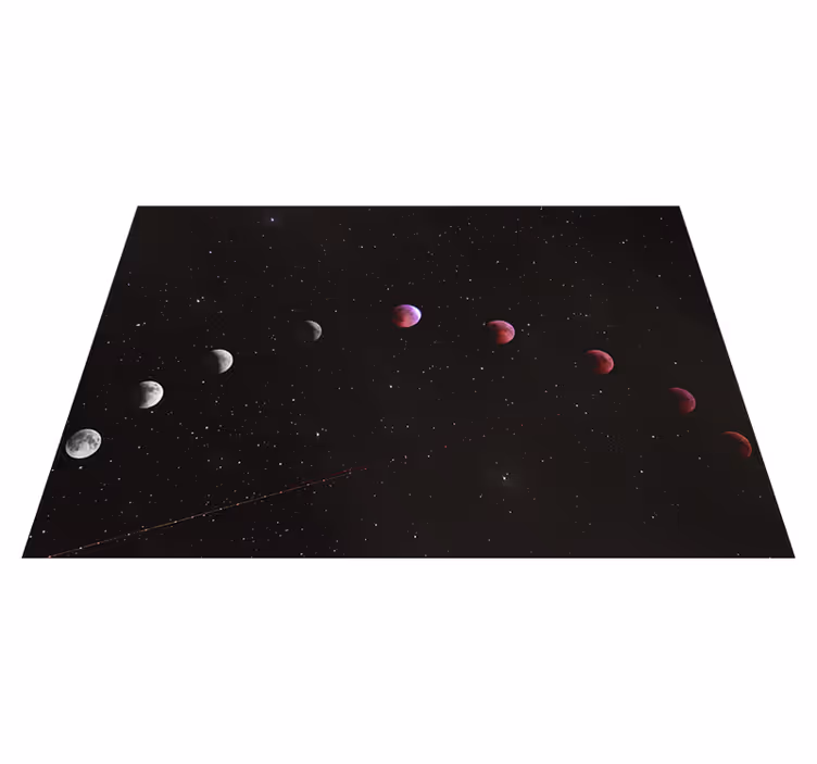 Planetary Alignment kids vinyl rug - TenStickers
