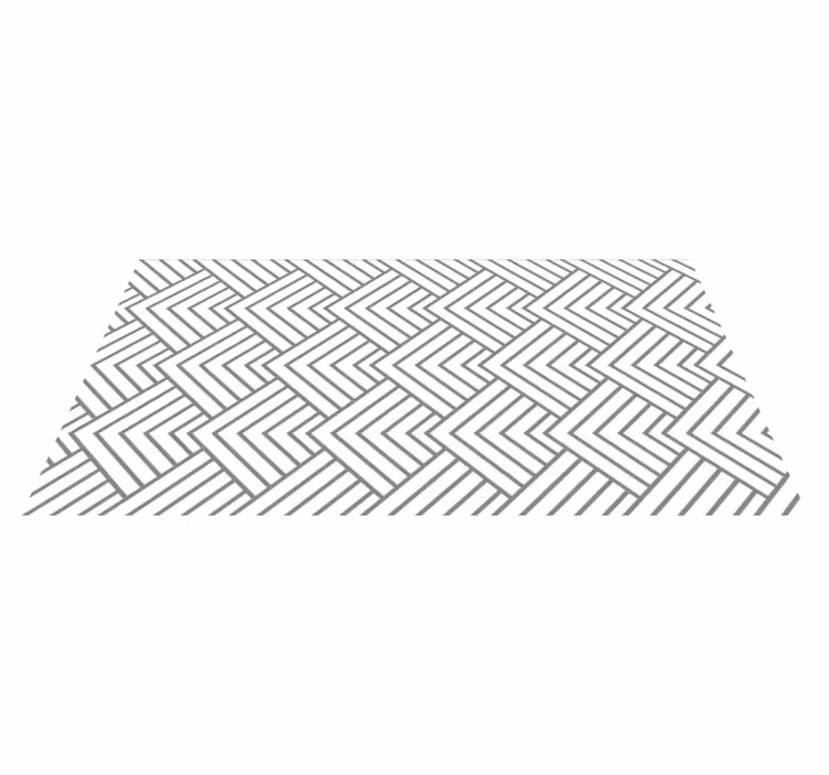 Geometric labyrinth geometric vinyl rug - TenStickers