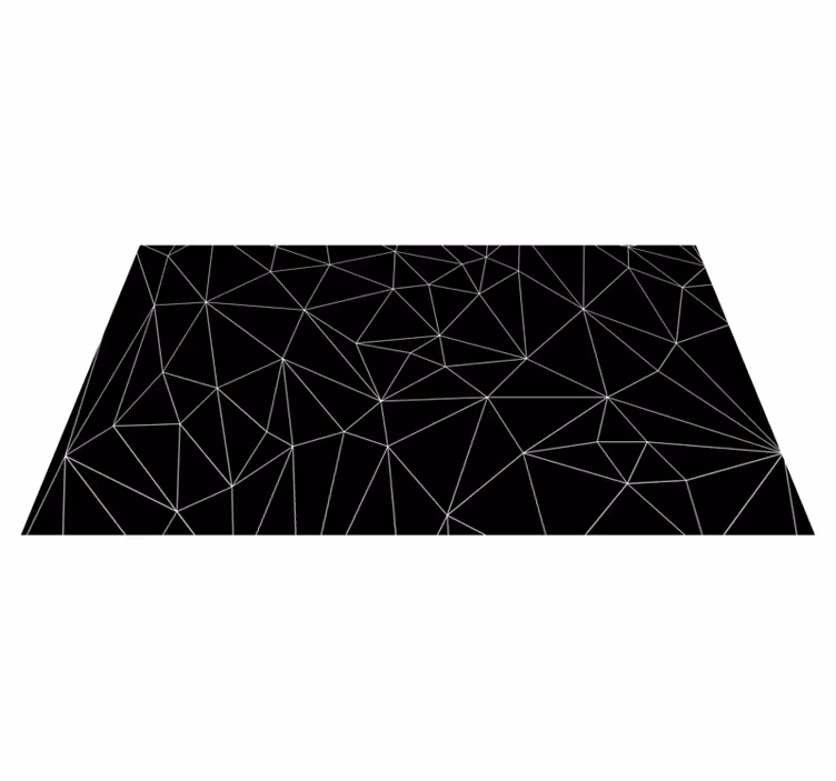 Geometric lines geometric vinyl rug - TenStickers