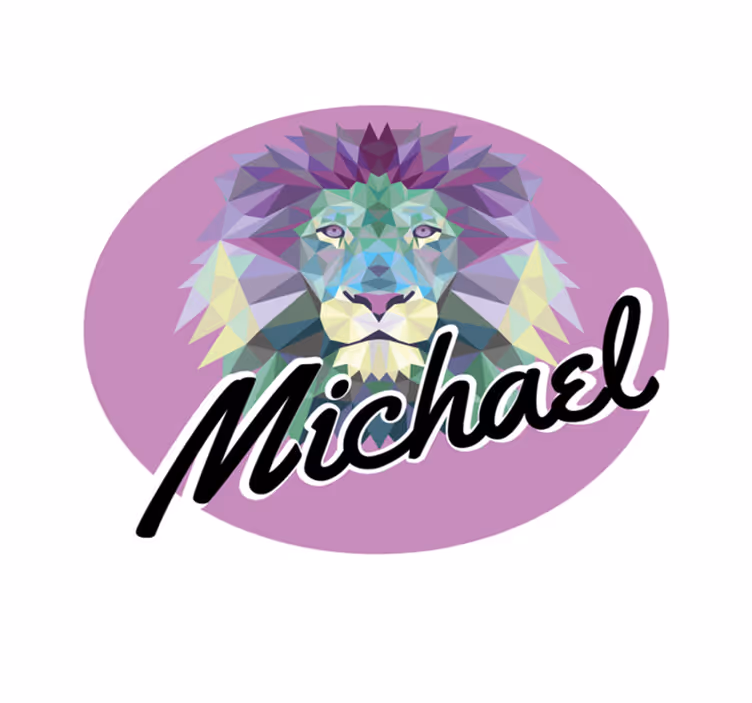 Customizable Lion custom vinyl rug - TenStickers