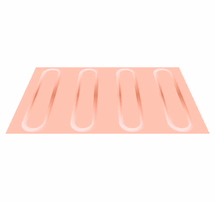 Abstract Geometric Lines texture vinyl rug - TenStickers