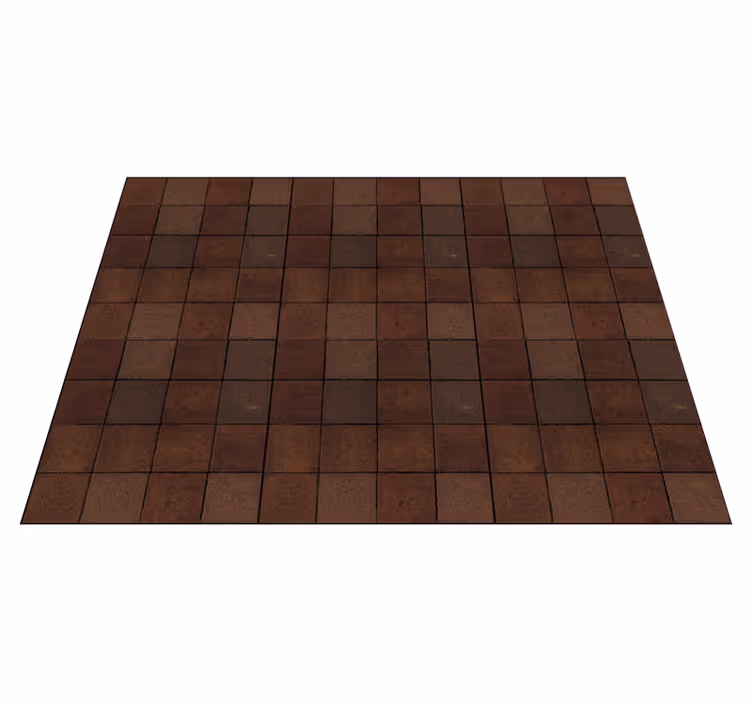 Small rustic style bricks stone floor tiles - TenStickers