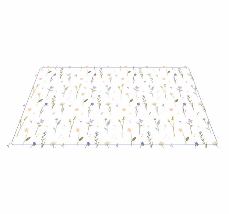 Small spring twigs branches nature rug - TenStickers