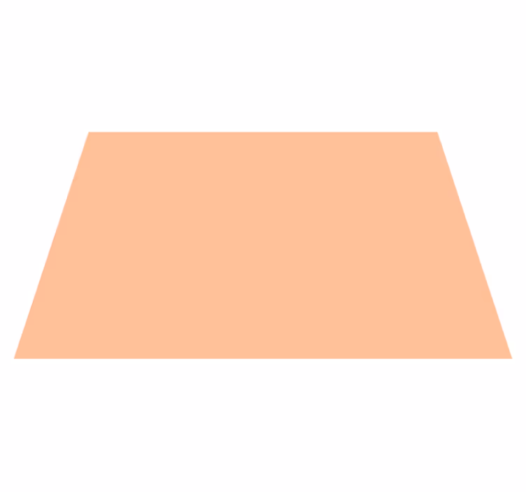 Peach fuzz rectangular vinyl carpet - TenStickers