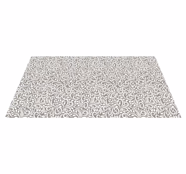 "Ruskin" grey pattern kitchen vinyl floor tiles - TenStickers