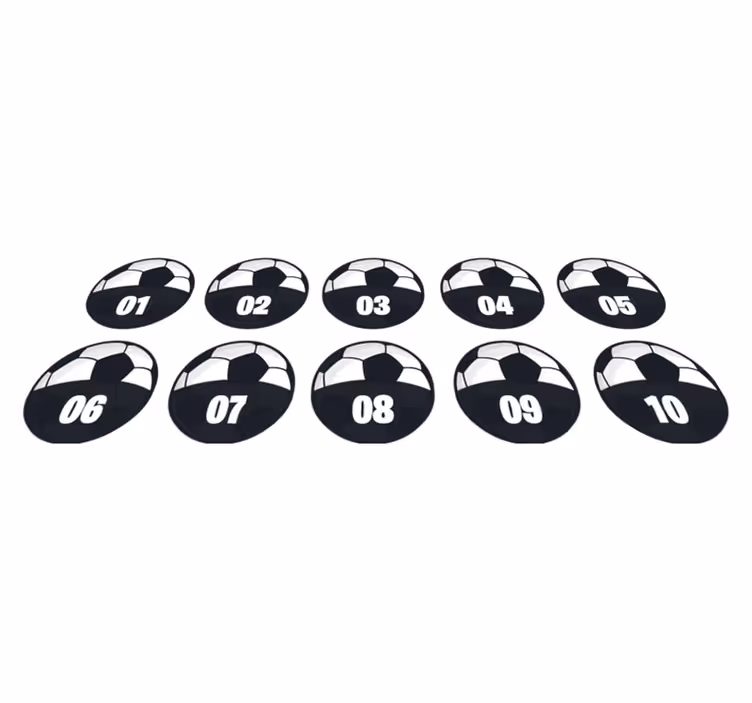 football training pack teenage bedroom vinyl rug - TenStickers