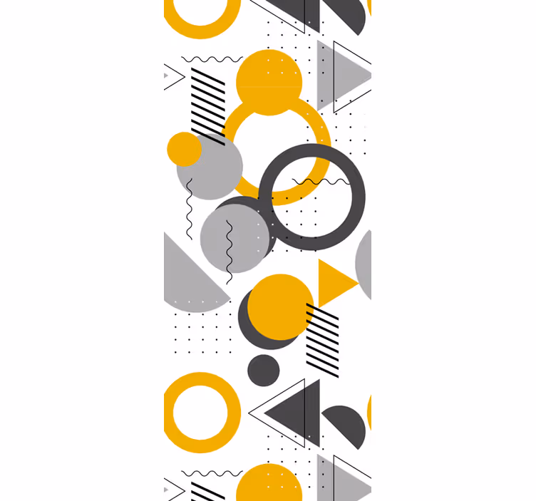 Dynamic abstract patterns polka dot wallpaper - TenStickers