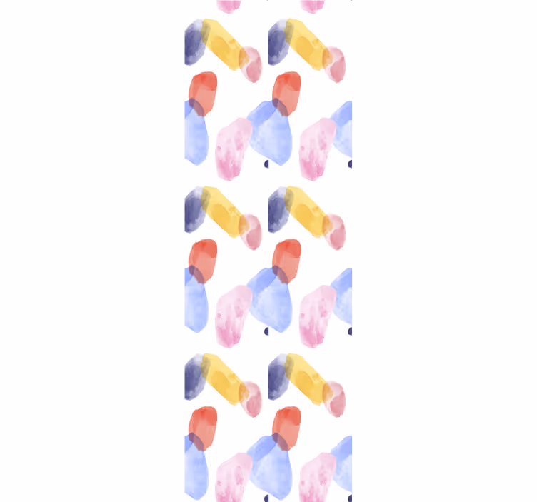 Soft colour patterns wallpaper abstract - TenStickers