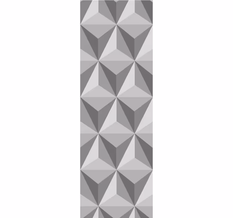 3D Pyramid Pattern geometric wallpaper - TenStickers
