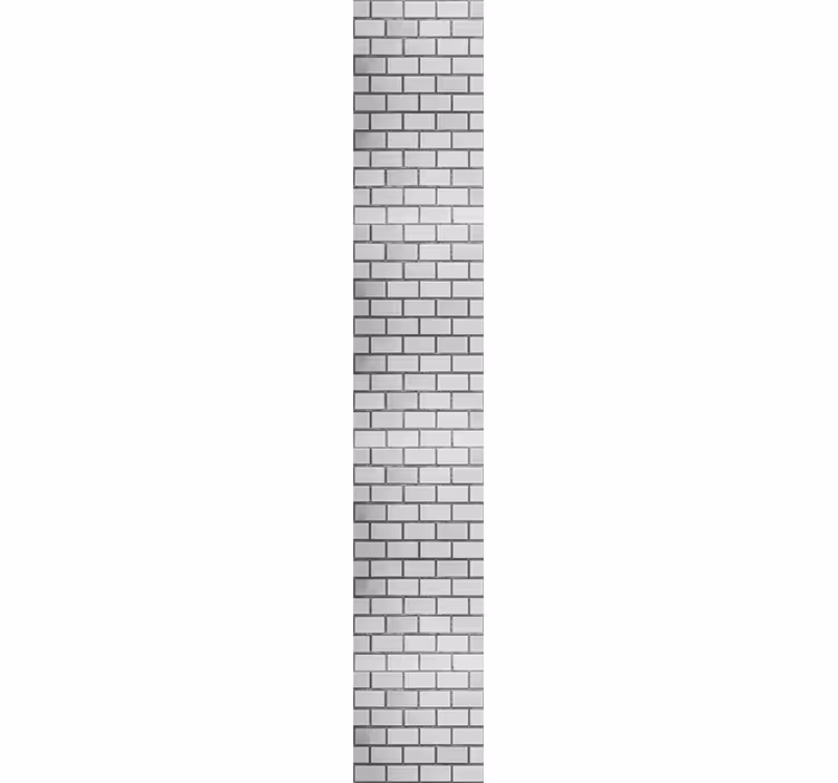 Classic grey motif brick wallpaper - TenStickers
