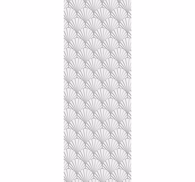 Elegant fan pattern modern wallpaper - TenStickers