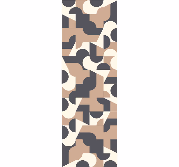 Geometric forms display wallpaper abstract - TenStickers