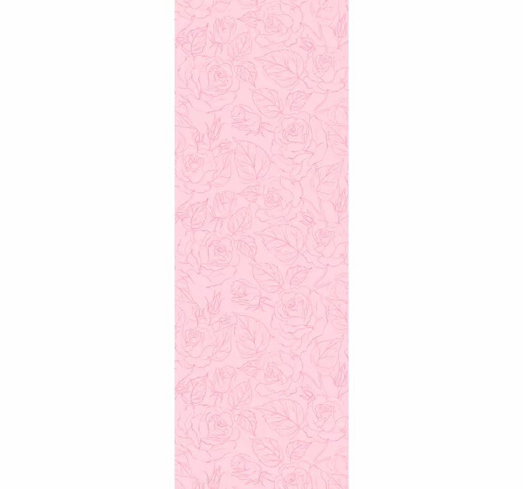 Rose pink background flower wallpaper - TenStickers