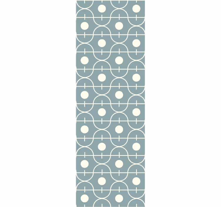 Circular Grid Pattern polka dot wallpaper - TenStickers