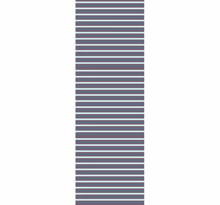 Elegant grey and white design striped wallpaper - TenStickers