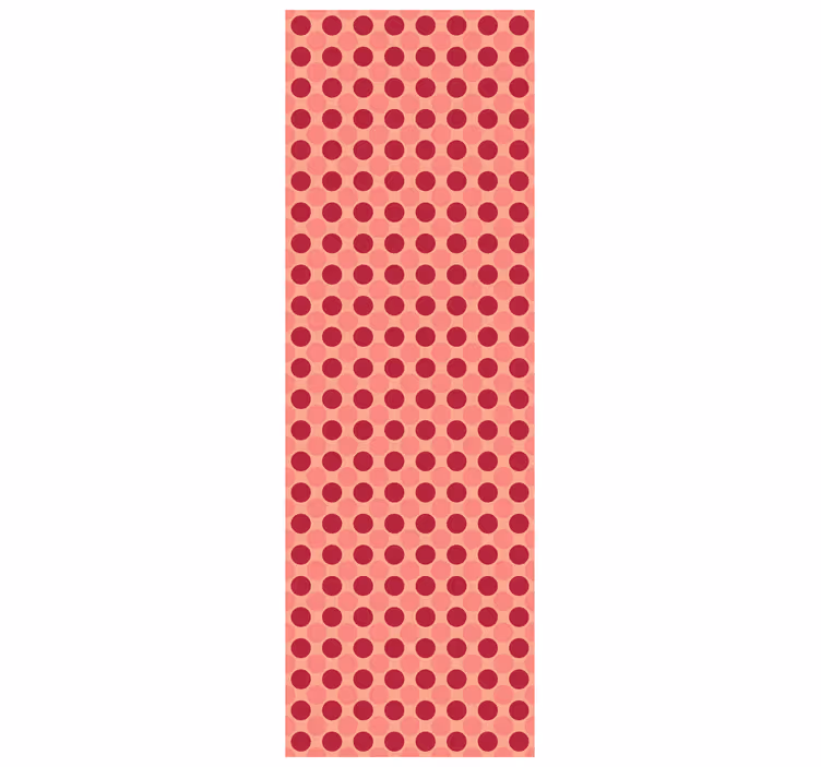 Retro circular geometry polka dot wallpaper - TenStickers