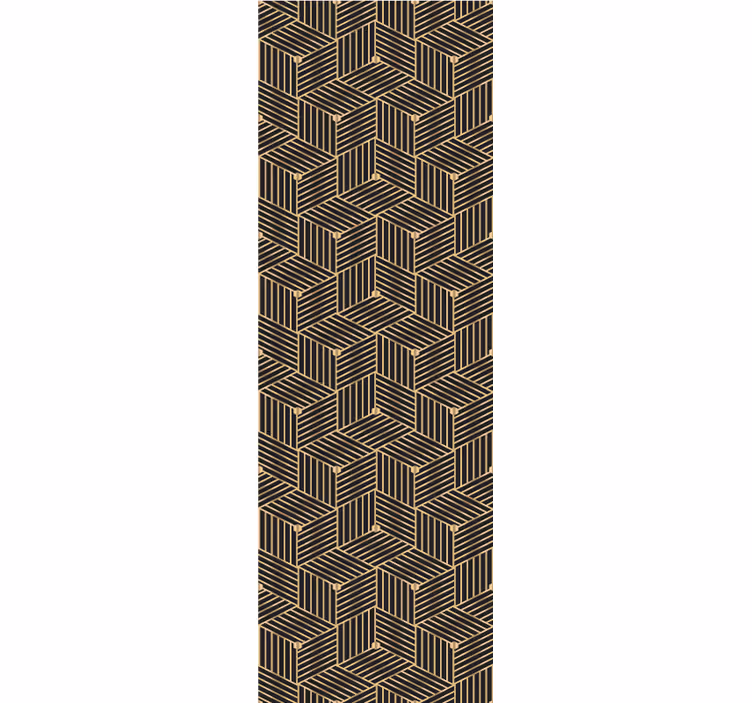 Layered Pattern Design geometric wallpaper - TenStickers