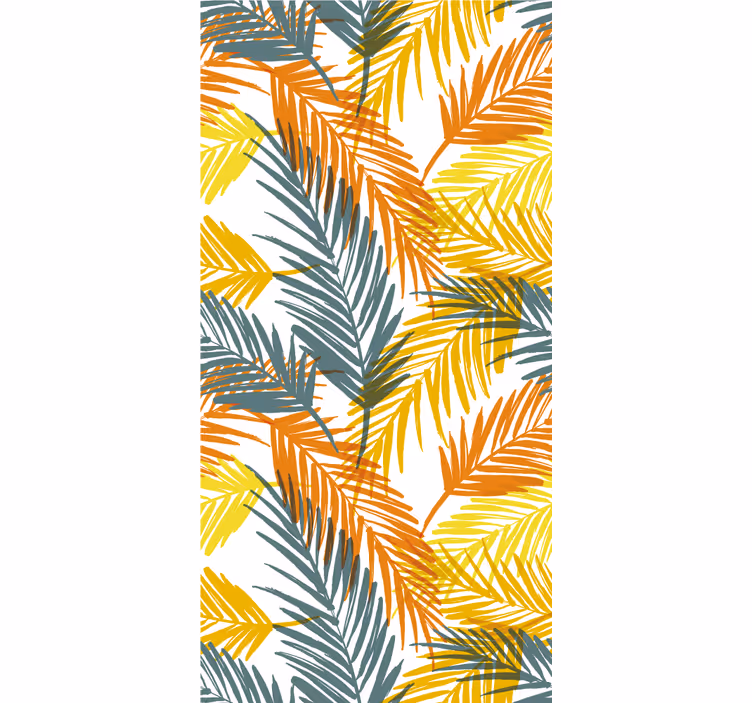 Tropical Palm Foliage leaf wallpaper - TenStickers