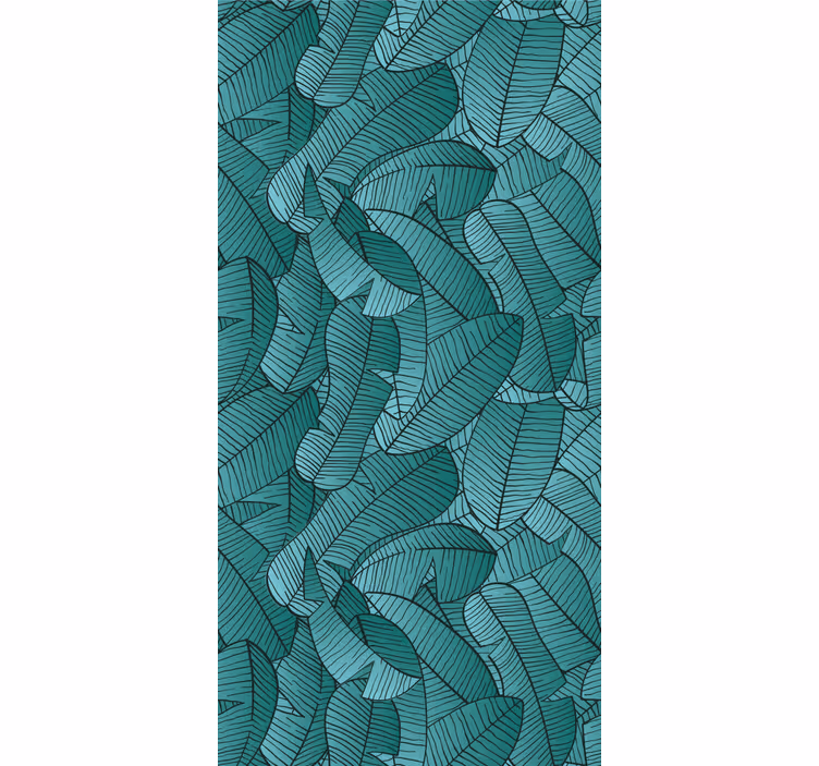 Tropical Foliage Display leaf wallpaper - TenStickers