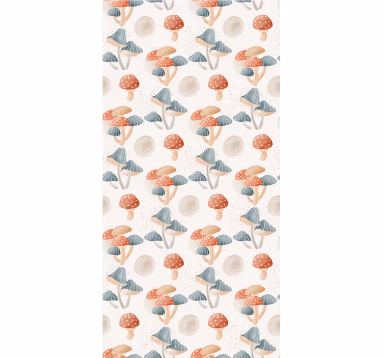Mushroom Forest nature wallpaper - TenStickers