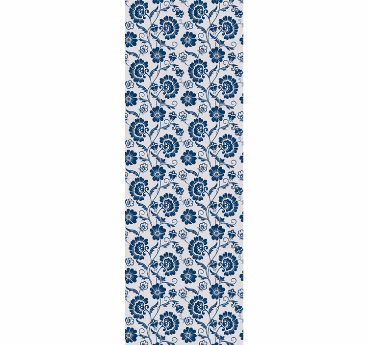 Floral vine design flower wallpaper - TenStickers