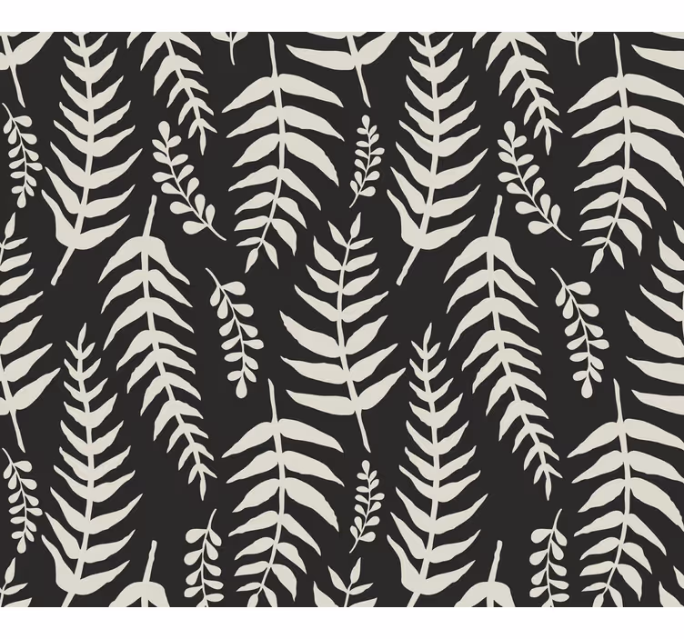 Foliage Pattern Design leaf wallpaper - TenStickers