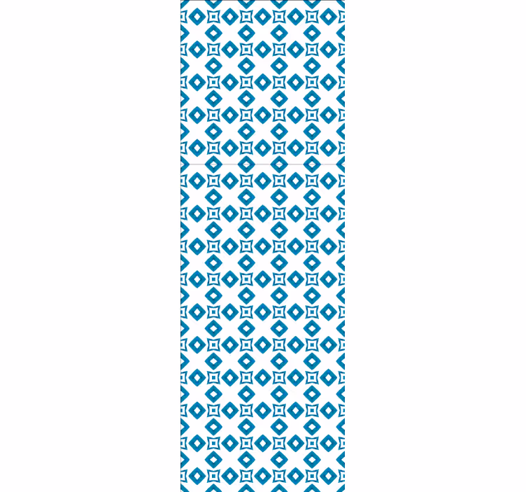 Tile effect wallpaper with chic tile design - TenStickers