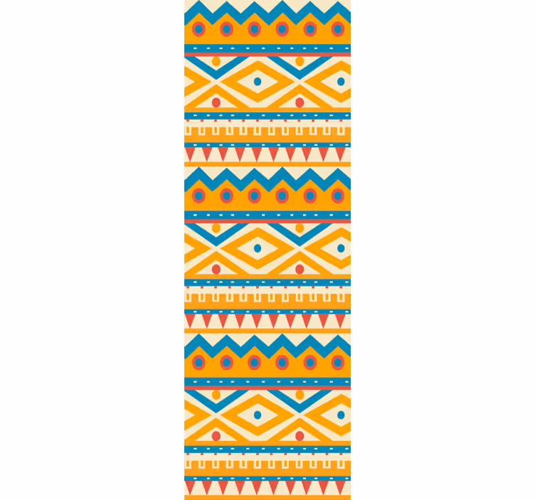 Tribal motif bands horizontal wallpaper - TenStickers
