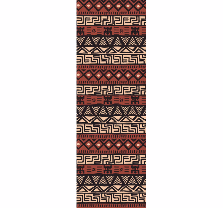 Geometric Tribal Patterns ornamental wallpaper - TenStickers