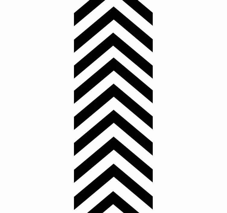 Zigzag Pattern Design striped wallpaper - TenStickers