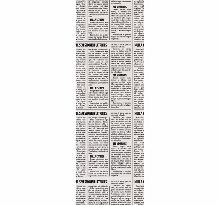 Vintage Newspaper Style personalized wallpaper - TenStickers