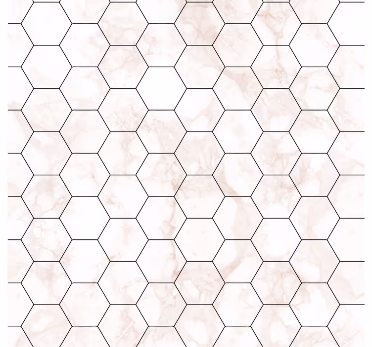 Honeycomb Structure textured wallpaper - TenStickers