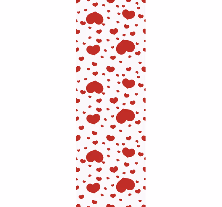 Heart Shapes personalized wallpaper - TenStickers
