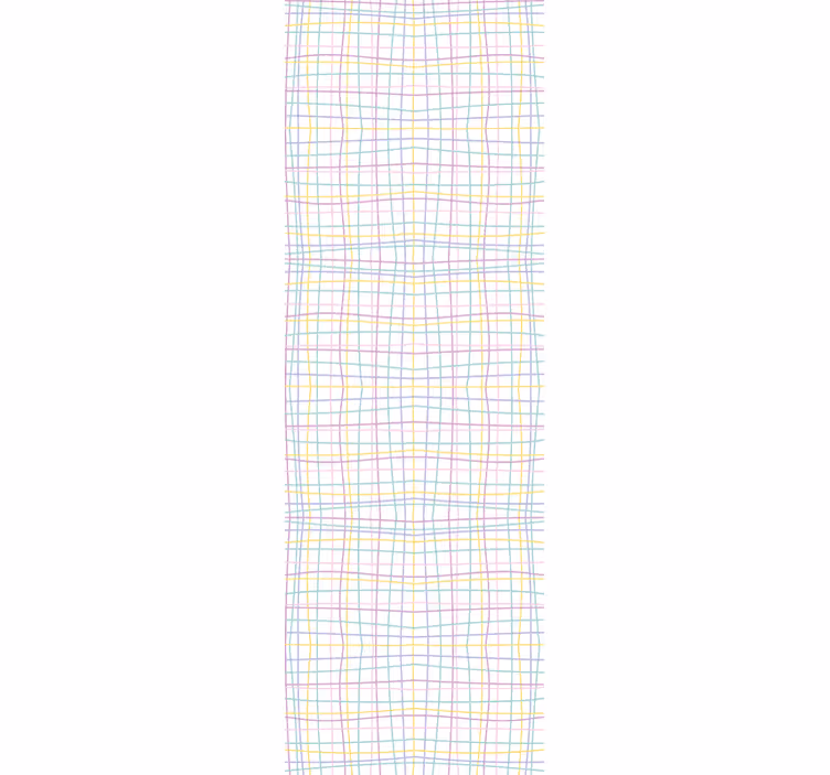 Checked Grid Layout geometric wallpaper - TenStickers