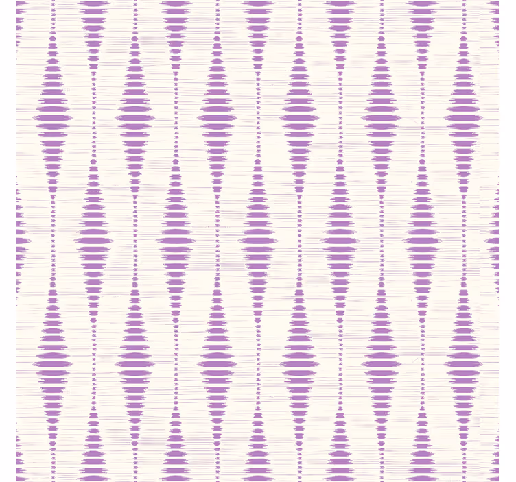 Purple rabaul ikat shapes wallpaper - TenStickers