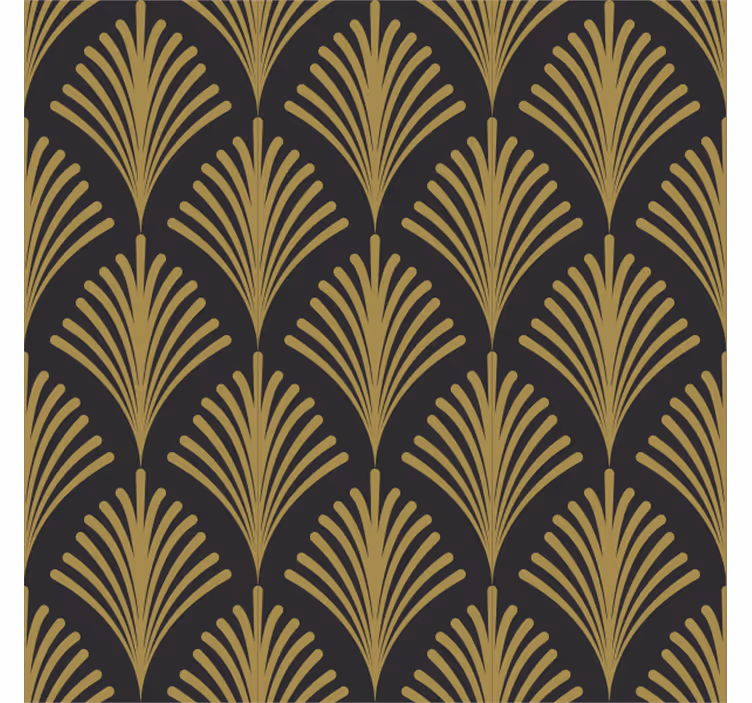 1920's golden glamour vintage wallpaper - TenStickers