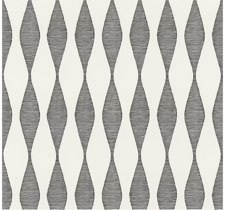 Rabaul ikaat beige motif kitchen wallpaper - TenStickers