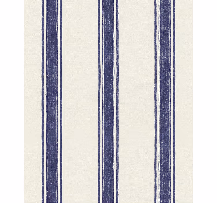Shapes wallpaper vertical lines in navy blue - TenStickers