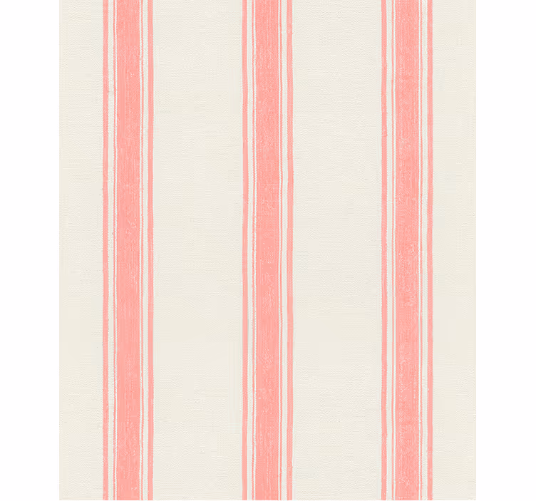 Shapes wallpaper vertical lines in pastel pink - TenStickers