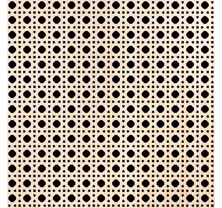Living room wallpaper in light brown canage - TenStickers