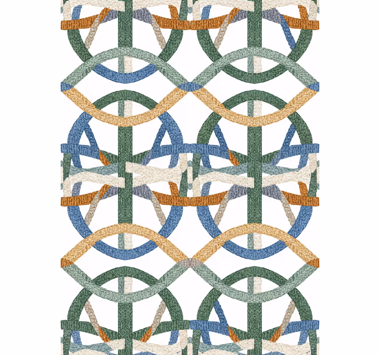 Living room wallpaper embroidered string texture - TenStickers