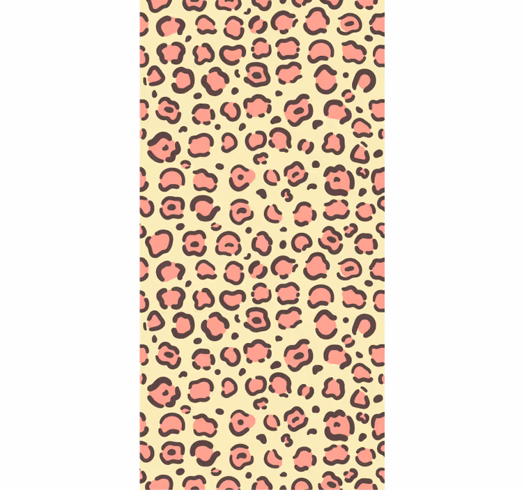 Bedroom wallpaper leopard fur design - TenStickers