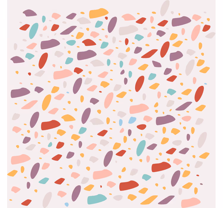 Marble wallpaper table of colorful stones - TenStickers