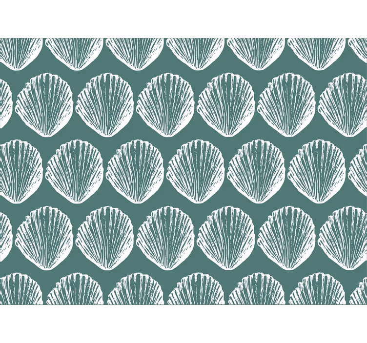 Bedroom wallpaper decorative shell design - TenStickers